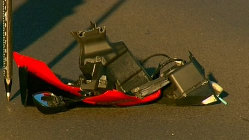 Melbourne motorcyclist dies after crashing into fire truck