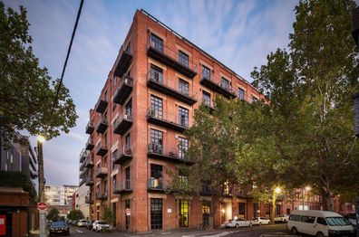 Apartment sold iconic building sweet deal auction Fitzroy Melbourne Victoria Domain 