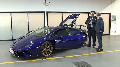 A "one of a kind" luxury Lamborghini coupe is set to go under the hammer in Queensland after its owner was charged with multiple hooning offences.
