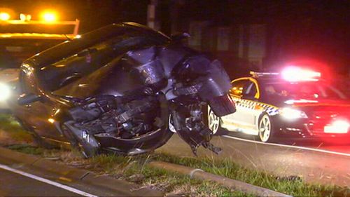 P-plate driver fighting for his life after crashing into pole on the Mornington Peninsula