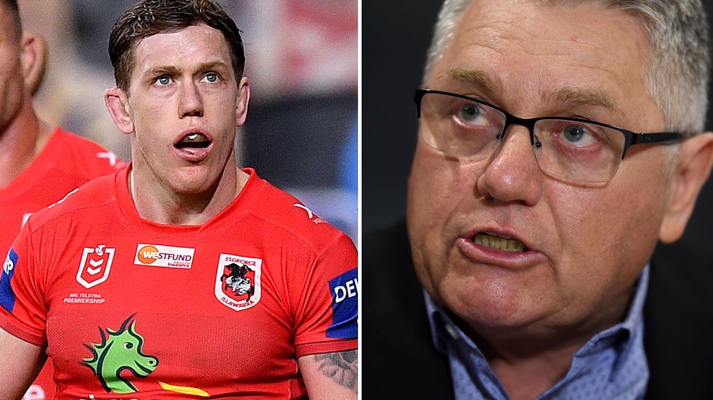 Cameron McInnes and Ray Hadley have clashed over the Dragons&#x27; form issues