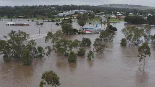 Floodwaters in Queensland