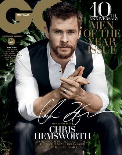 <p><strong>8.&nbsp;</strong></p>
<p>The positives of this <em>GQ</em> Australia cover is Chris Hemsworth with his clothes on. The negative? Chris Hemsworth with his clothes on.</p>