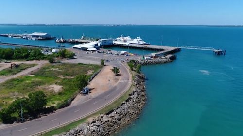 Landbridge Group was awarded a 99-year lease of the city's port in 2015. Picture: 9NEWS