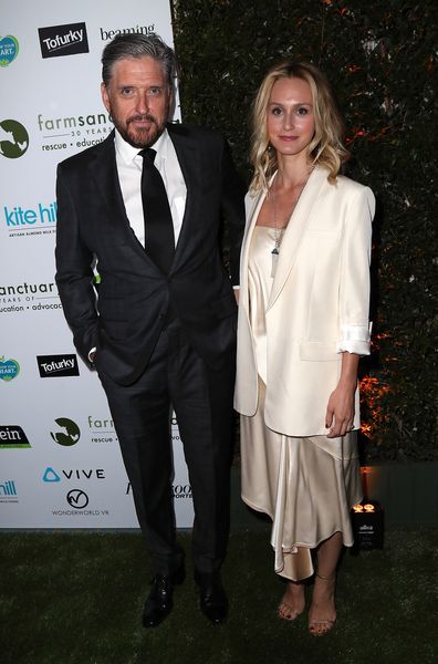 Craig Ferguson and wife Megan Wallace Cunningham attend the Farm Sanctuary's 30th Anniversary Gala at the Beverly Wilshire Four Seasons Hotel on November 12, 2016 in Beverly Hills, California. 