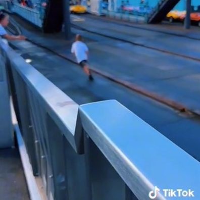 Boy is placed into restricted area of Disneyland ride. 