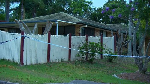 Police have cordoned off the house while they conduct their investigation. (9NEWS)