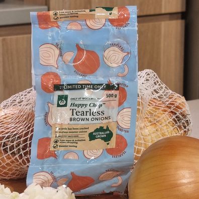 tearless onions launch exclusively at Woolworths