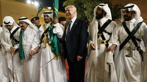 Donald Trump in Saudi Arabia last year.