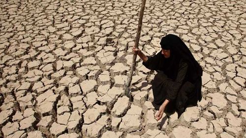 Below-average rainfall and insufficient water in the Euphrates and Tigris rivers, something the Iraqis have blamed on dams in neighboring Turkey and Syria, have left Iraq bone-dry for a second straight year. Source: AAP