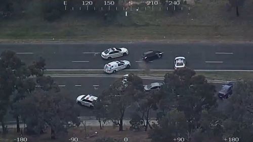 The pursuit lasted 40 minutes. (Victoria Police)