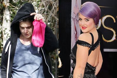 What a transformation! Kelly Osbourne shows us how to make purple hair look glam.
