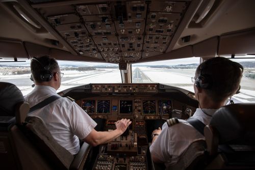 Ralf Rohner (left) said he shoots footage and photos from one-third of all his flights.