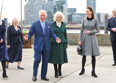 Prince Charles, Prince of Wales, Camilla, Duchess of Cornwall and Kate Middleton, Duchess of Cambridge