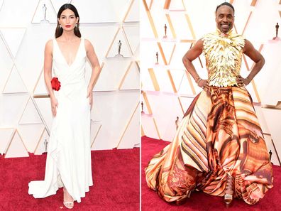 Oscars red carpet arrivals.