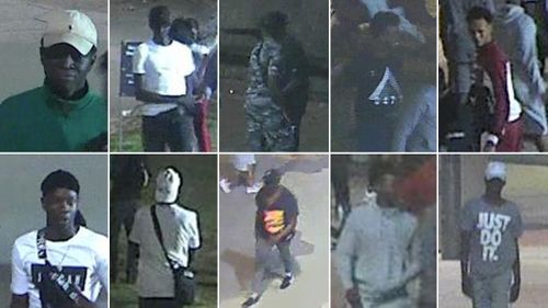 Police continue hunt for group of offenders regarding a violent assault on St Kilda foreshore.