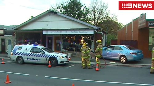 Car crashes into shop in Melbourne’s north-east