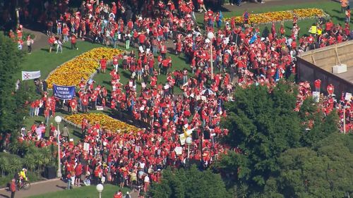 NSW Education Minister Sarah Mitchell told Today the decision for union bosses to go ahead with the strike was disappointing.