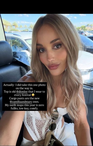 Bec Judd Coachella 2026 Day 1