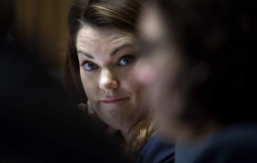 Senator Sarah Hanson-Young said it was 'creepy' to discover she was being watched while visiting the Australian detention centre on Nauru. (AAP)