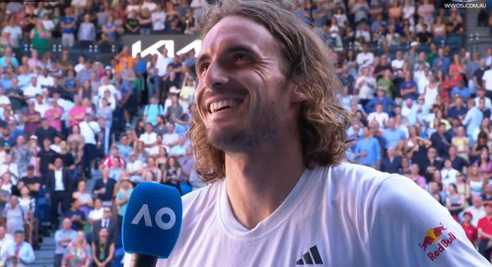 Stefanis Tsitsipas’ cheeky dig at Aussie great Mark Philipoussis after win – Wide World of Sports