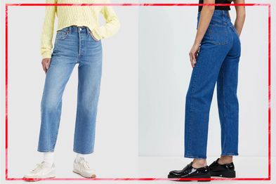 9PR: Ribcage Straight Ankle Jeans