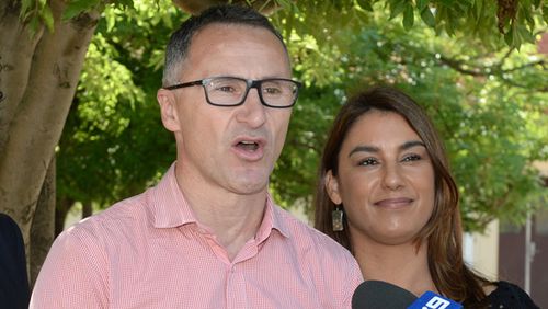 Lidia Thorpe (right) will replace former leader Richard Di Natale in the Senate.