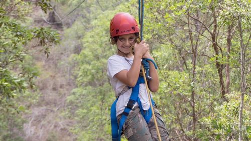 Amira went to Camp Unplugged with her mum and said since coming back she'd been doing more outside.