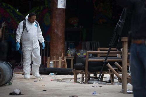 Tourists have no been left untouched by the violence. Last year, three foreigners were among 5 people gunned down at Blue Parrot nightclub in the neighbouring Playa del Carmen. (Getty)