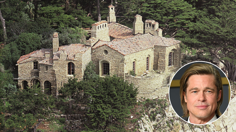 Brad Pitt splashes over $57 million on historic D.L. James clifftop castle in California