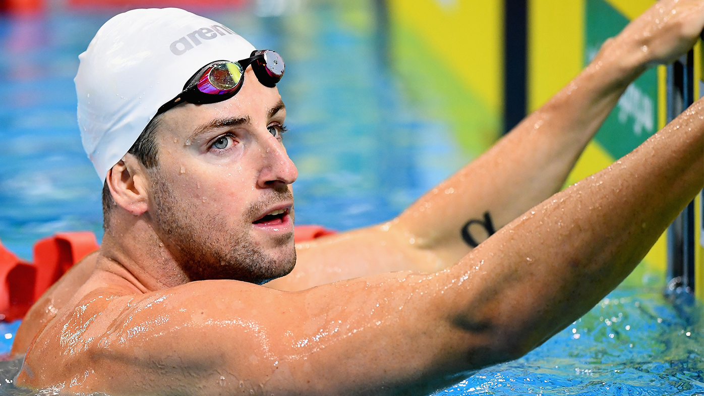 James Magnussen during a practice session in 2016.