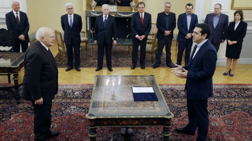 Alexis Tsipras sworn in as youngest Greek PM in 150 years