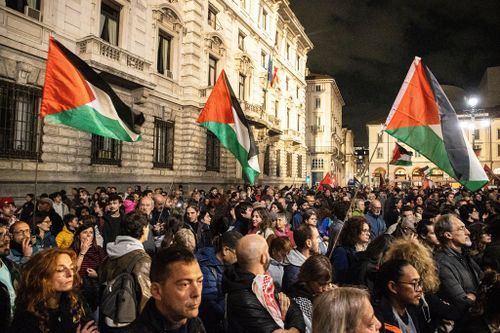 Protests in Milan, Italy