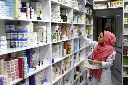 The price of medicine has gone up over 80 percent because of the re-imposed sanctions.