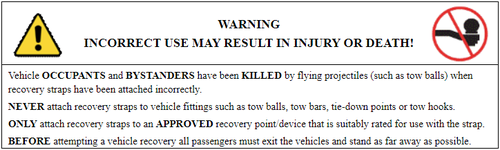 These are the required warnings missing.