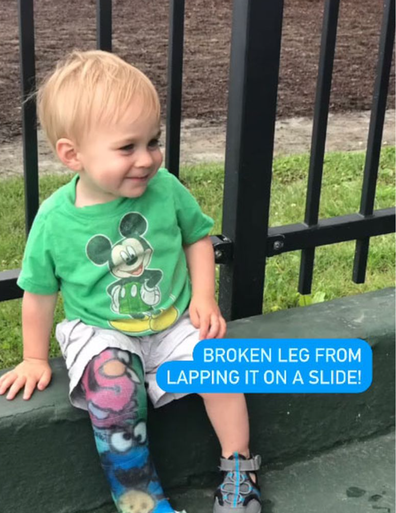 The Dangerous Link Between Sliding With A Toddler On The Lap And Rubber  Shoes