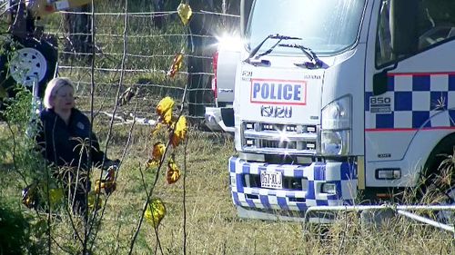 Queensland Police continue to search a regional property north of Ipswich today after it was declared a crime scene on Monday afternoon. 