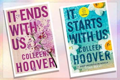 It Starts with Us and It Ends with Us by Colleen Hoover book covers