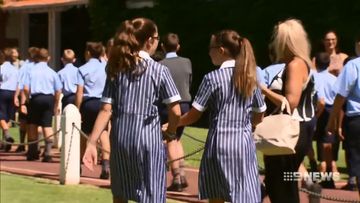First girls begin classes at prestigious private school