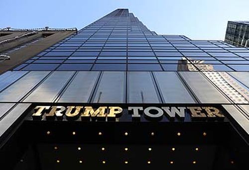 View of Trump Tower from ground (Getty)
