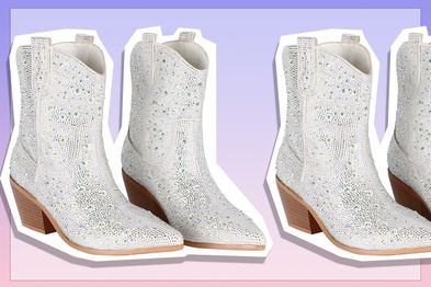 9PR: Sparkly Cowgirl Boots For Women 