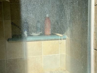 Mineral Water Stains On Glass