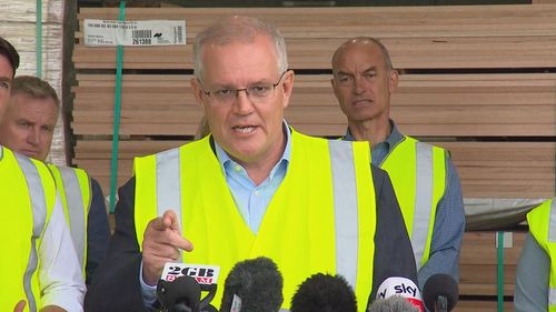 Morrison has spoken directly to opponent Anthony Albanese, staring right down the barrel of the cameras and accusing him of a "grubby smear".
