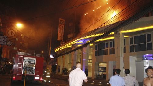 Hundreds evacuated as hotel catches fire in popular Thai resort 