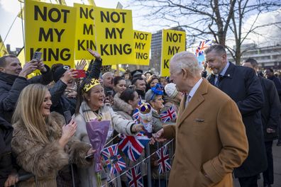 king charles hands rona grafton 100th birthday card 