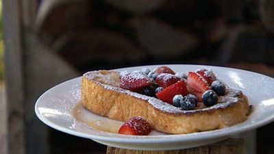 Recipe:&nbsp;<a href="http://kitchen.nine.com.au/2016/05/19/16/59/bbq-french-toast" target="_top">Barbecued French toast with summer berries</a>