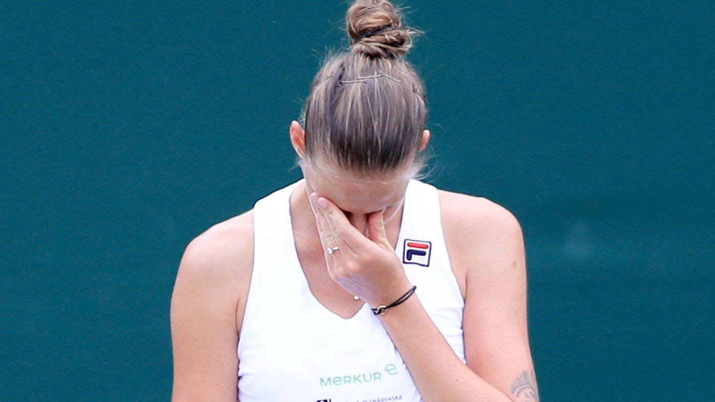 Seventh seed Karolina Pliskova latest star to fall at Wimbledon