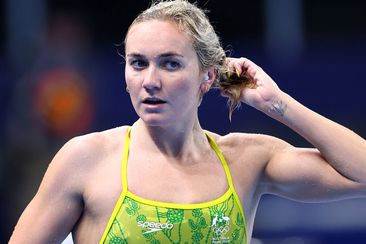 Australian swimming superstar Ariarne Titmus.