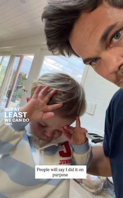 Holly Kingston shocked by his son's bad haircut from dad Jimmy Nicholson