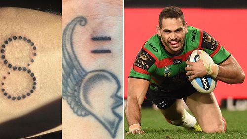 Rabbitohs skipper Greg Inglis reveals new tattoo supporting same-sex marriage